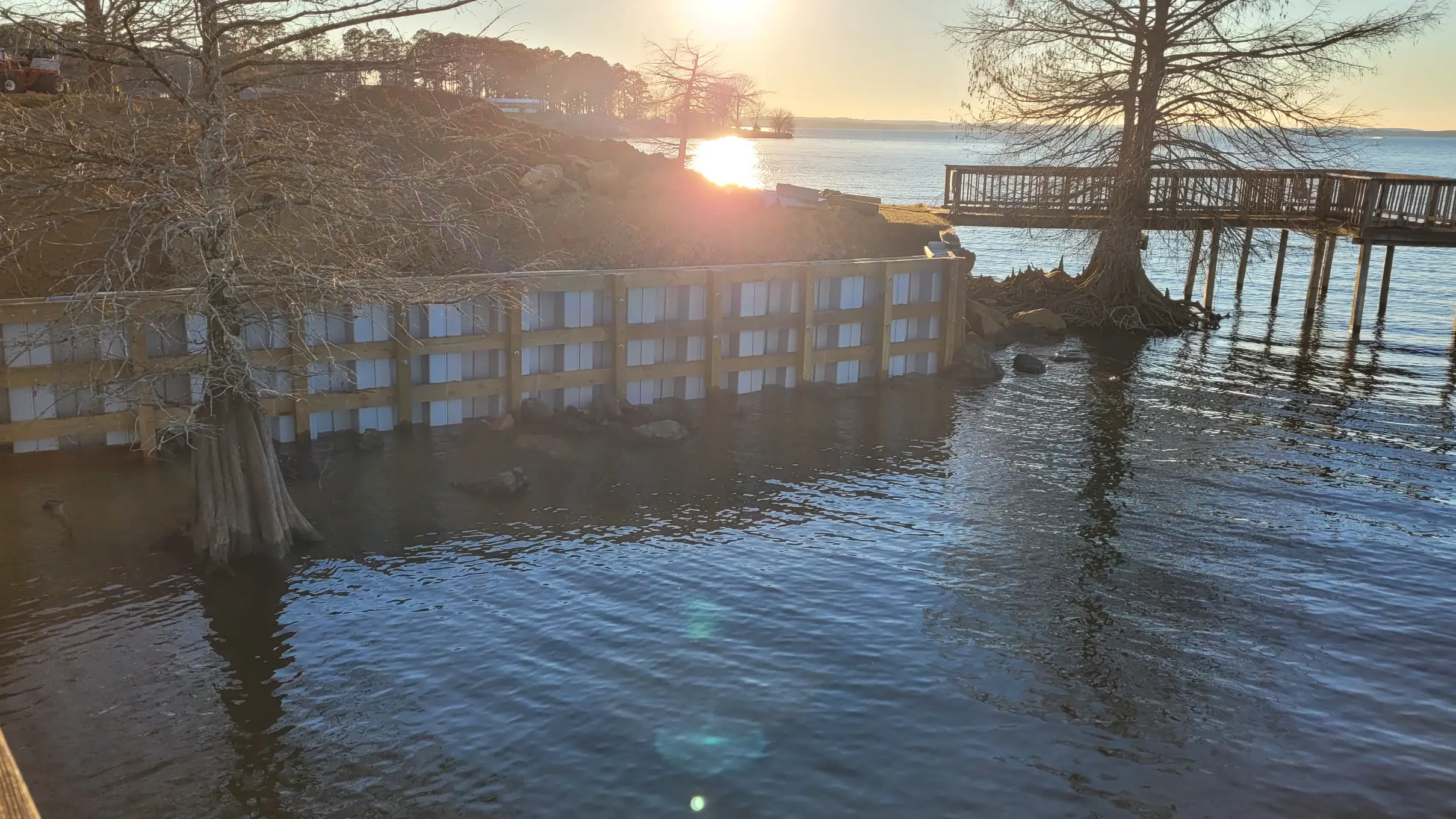 Vinyl Bulkhead Lake Livingston